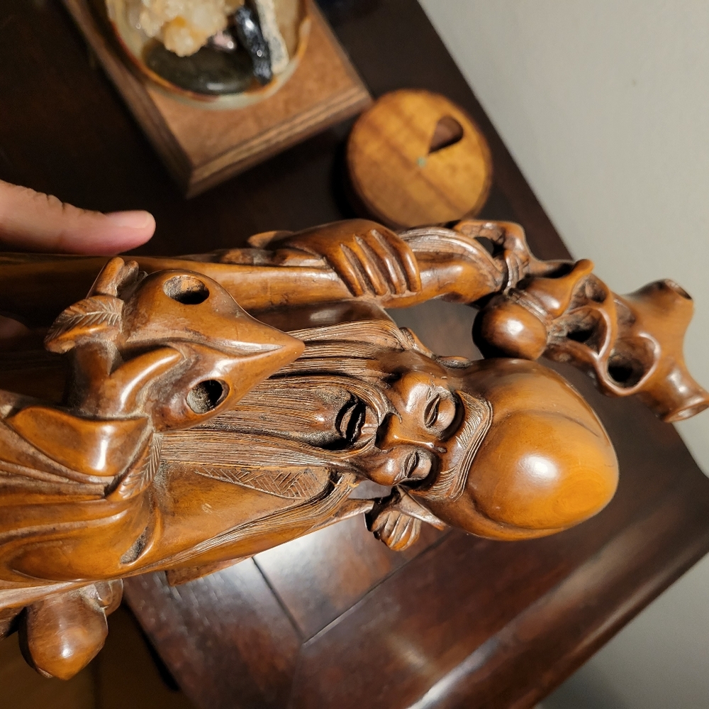 Carved Shoulao, God of Longevity - Picture 7 of 7
